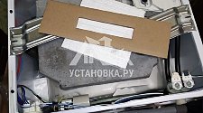 Установить новую отдельностоящую под раковиной в ванной комнате стиральную машину Candy