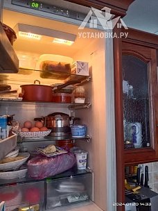 Проверить правильность установки настраиваемого холодильника