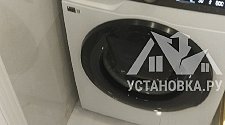 Установить стиральную и сушильную машину в колонну