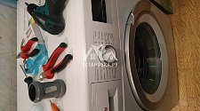 Установить в ванной комнате отдельностоящую стиральную машину Bosch с доработкой коммуникаций