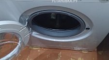 Стандартное подключение стиральной машины  в ванной комнате
