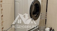 Установить Стиральную машину и Сушильную машину в колонну