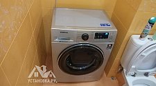 Установить отдельностоящую стиральную машину Samsung WW65K42E00SDLP
