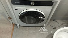 Установить стиральную и сушильную машину в колонну