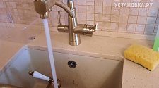 Установить смеситель на мойку 