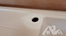 Установить новую накладную мойку