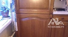 Демонтаж встроенного, установка нового, навес фасадов и перенавес дверей