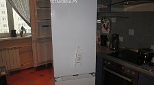 Демонтаж встроенного холодильника