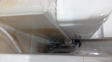 Установить стиральную машину LG F-1096SD3 в душвой
