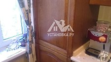 Демонтаж встроенного, установка нового, навес фасадов и перенавес дверей