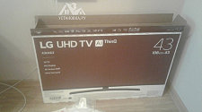 Установить на подставку и настроить телевизор LG 43UK6390PLG