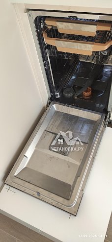 Произвести демонтаж встраиваемой посудомоечной машины VARD VDI413L