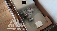 Установить новую накладную мойку