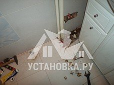 Работа по установке счетчиков воды