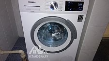 Установить отдельно стоящую стиральную машину Siemens WS12T540OE