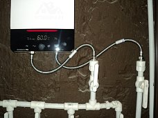 Установить проточный водонагреватель Electrolux Sensomatic