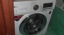 Установить отдельностоящую стиральную машину LG на готовые коммуникации
