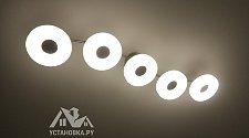 Установить люстру IDLamp 107/5PF