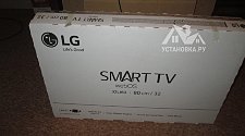 Установить на кронштейн и настроить телевизор LG 32LJ600U