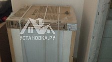 Установить плиту газовую