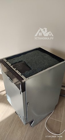 Произвести демонтаж встраиваемой посудомоечной машины VARD VDI413L