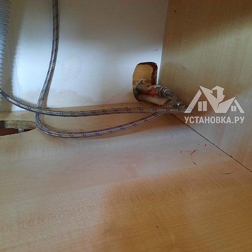 Установить посудомоечную машину