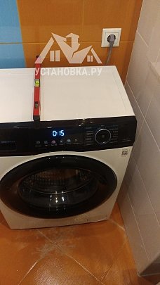 Установить/подключить стиральную машину