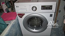 Подключить к готовым коммуникациям отдельностоящую стиральную машину LG