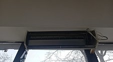 Установить тепловую завесу