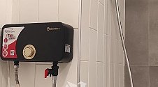 Установить проточный водонагреватель