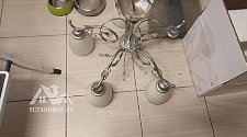 Установить люстру IDLamp 107/5PF