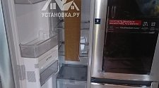 Снять и поставить двери на новом холодильнике LG GC-Q247CABV