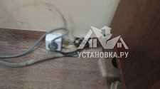 Переставить кабель со старой плиты на новую