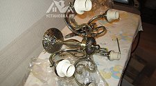 Установить люстру Odeon Light 2945/5C