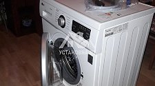 Установить новую отдельностоящую стиральную машину LG под столешницу на кухне
