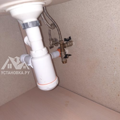 Установить посудомоечную машину