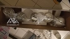 Установить люстру IDLamp 107/5PF