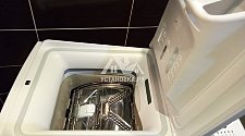 Установить в ванной комнате отдельностоящую стиральную машину Вирпул на готовые коммуникации вместо предыдущей