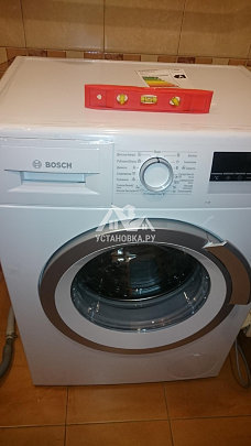 Установить в ванной новую стиральную машину Bosch WLL24266OE