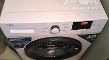 Установить новую отдельно стоящую стиральную машину