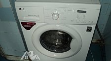 Установить и подключить стиральную машину LG на кухне