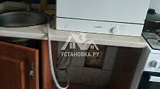 Установить отдельно стоящую на кухне новую стиральную машину Gorenje