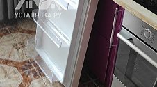 Перенавесить двери холодильника