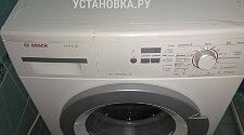 Установить в ванной комнате отдельно стоящую стиральную машину Bosch WLG20060OE