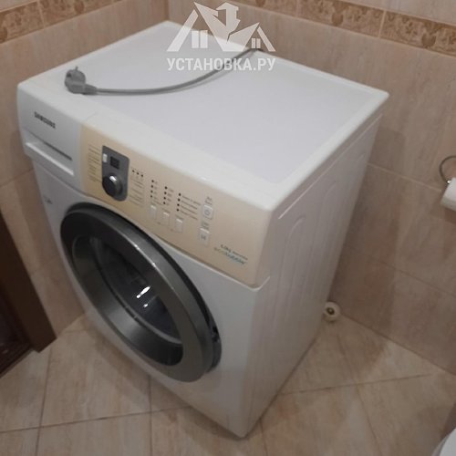 Установить и подключить стиральную машину