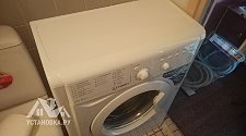 Подключить стиральную машину соло в ванной Индезит