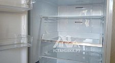Установить холодильник отдельностоящий и перенавесить двери 