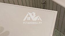 Установить стиральную машинку соло и подключить к водопроводу