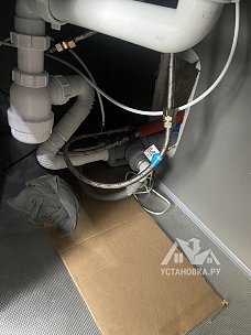 Установить новую накладную мойку