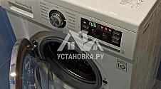 Установить отдельно стоящую стиральную машину LG F-1096ND3 в ванной комнате